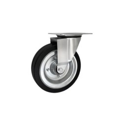 Koło fi. 250 mm metalowo-gumowe , skrętne N: 220kg / 92NNŁ