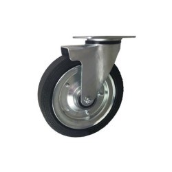 Koło fi. 250 mm metalowo-gumowe , skrętne N: 220kg /92ŁW