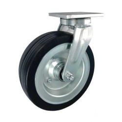 Koło fi. 250 mm metalowo-gumowe , skrętne N: 300kg / 92NNŁD