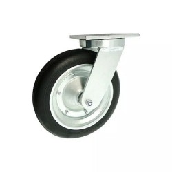 Koło fi. 300 mm metalowo-gumowe , skrętne N: 250kg / 1002D