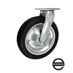 Koło fi. 300 mm metalowo-gumowe , skrętne N: 250kg / 1002ŁD