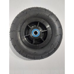 Koło fi. 200 mm NIERDZEWNE  pneumatyczne 200x50 4PR otw.12mm, N: 100kg KENDA Łoż. NIERDZEWNE / 200ŁK