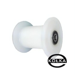 Rolka fi. 90 mm rowek 75, tworzywowa profilowana ułożyskowana /C90/75Ł/15