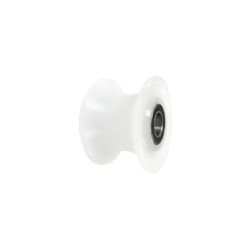 Rolka fi. 44 mm rowek 20,  tworzywowa profilowana ułożyskowana / C44/20/10Ł