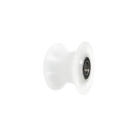 Rolka fi. 44 mm rowek 20,  tworzywowa profilowana ułożyskowana / C44/20/10Ł