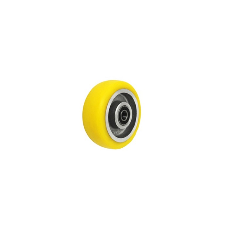 Koło fi. 100mm , NIERDZEWNE, N: 400kg, otwór 10mm / A10PLX