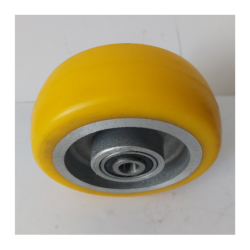Koło fi. 100mm , NIERDZEWNE, N: 400kg, otwór 10mm / A10PLX