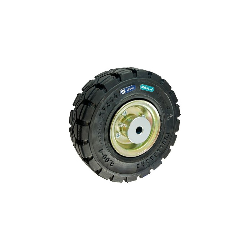 Koło fi. 250Mm 3.00-4, N: 600kg, do pługów i zamiatarek ze smarowniczką / 90MGD