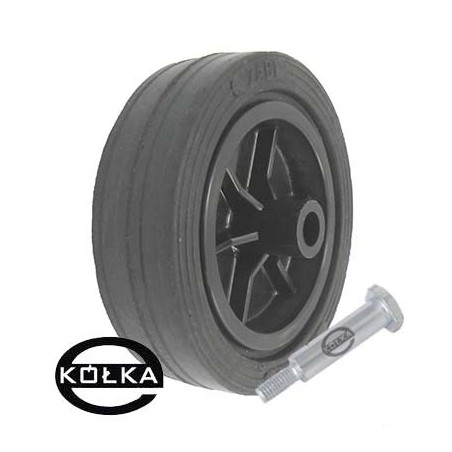 Kółko do kosiarki fi. 125 mm + śruba z gwintem M10 / K125*M10