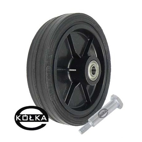 Kółko do kosiarki fi. 175 mm z łożyskiem + śruba z gwintem M10 / K175Ł*M10