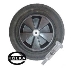 Kółko do kosiarki fi. 250 mm z łożyskiem + śruba z gwintem M10 / K250Ł*M10
