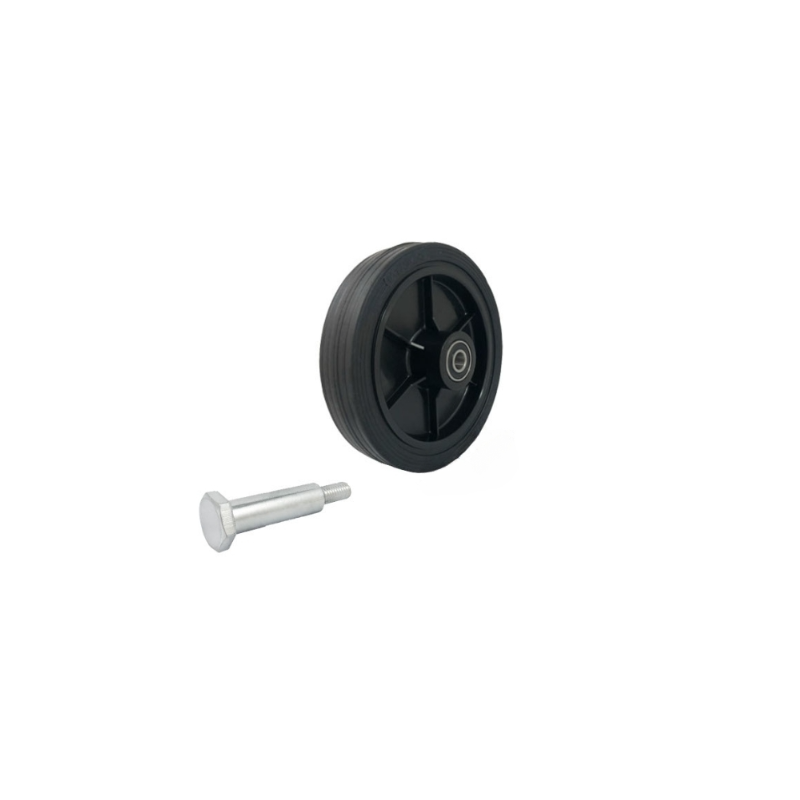 Kółko do kosiarki fi. 150 mm z łożyskiem + śruba z gwintem M8 / K150Ł*M8