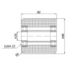 Rolka tworzywowa fi. 80x80mm  do paleciaka