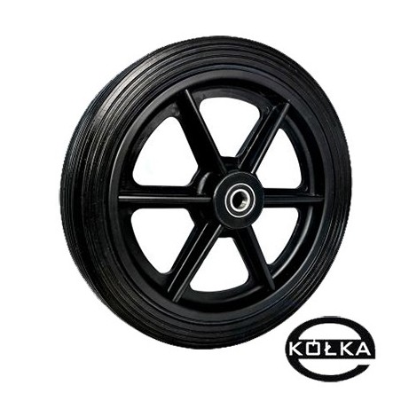 Kółko do kosiarki fi. 310 mm z łożyskiem + śruba z gwintem M10 / 310TŁ/12,8_M10