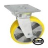 Koło fi. 200 mm aluminiowo-poliuretanowe w obud. skrętnej, N: 500kg / A62PD