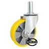 Koło fi. 160 mm aluminiowo-poliuretanowe w obud. z bolcem 32, N: 200kg / A44P*32