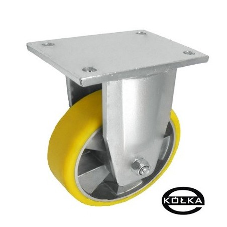 Koło fi. 160 mm aluminiowo-poliuretanowe w obud. stałej spawanej, N: 500kg   A43PD
