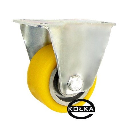 Koło fi. 80mm aluminiowo-poliuretanowe stałe, N: 200kg / A4PW