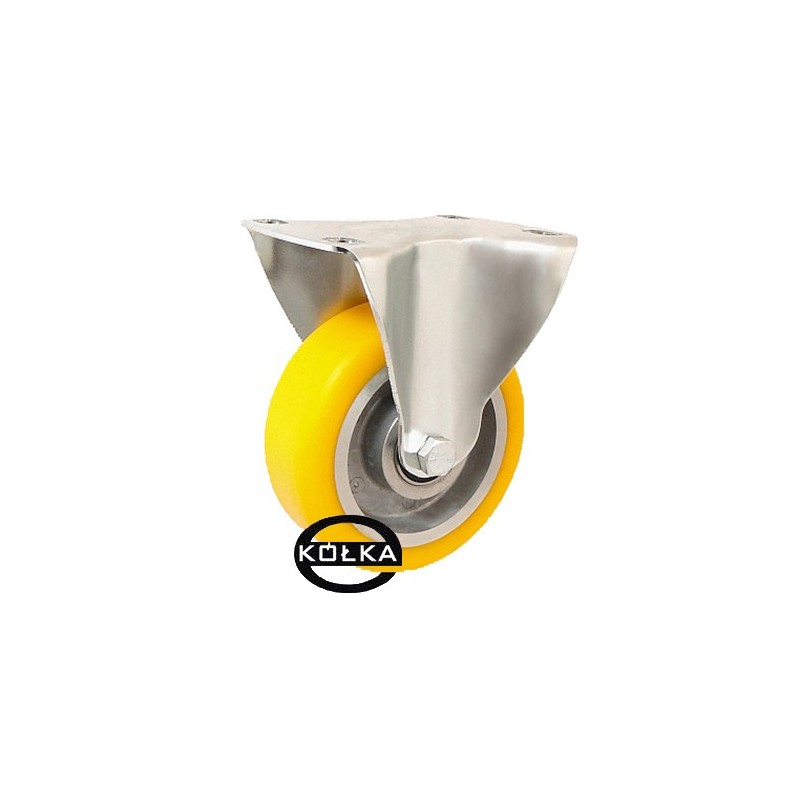 Koło fi. 100mm aluminiowo-poliuretanowe stałe, N: 150kg / A13P