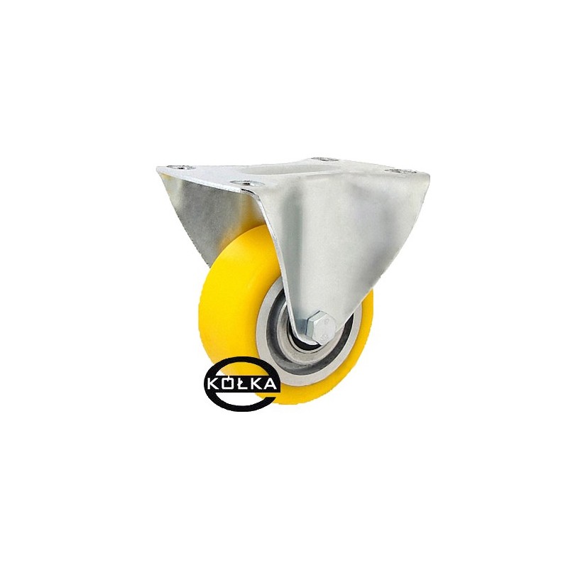 Koło fi. 80mm aluminiowo-poliuretanowe stałe, N: 150kg / A4P