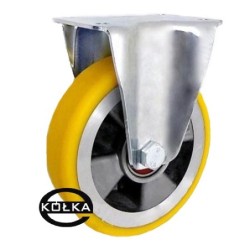 Koło fi. 125mm aluminiowo-poliuretanowe stałe, N: 300kg / A23P