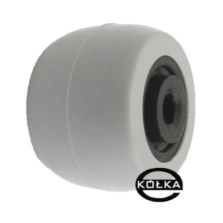 Koło fi. 30 mm N: 20kg tworzywowo–gumowe / M30T