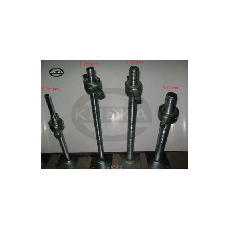Podstawa rusztowania fi.42mm dł.40cm / PR*M42