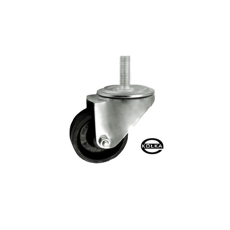Koło tworzywowe fi. 80mm bolec /5E*M12 Koło tworzywowe fi. 80mm bolec /5E*M12