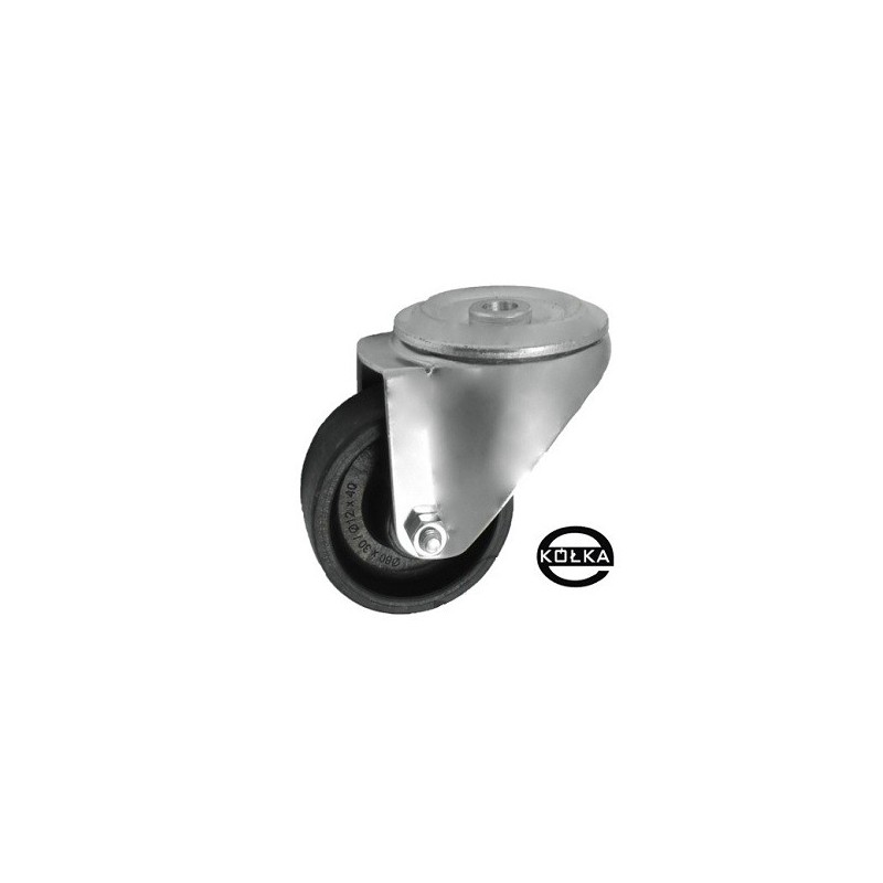 koło tworzywowe. fi. 80mm temp. obud.otwór / 8E koło tworzywowe. fi. 80mm temp. obud.otwór / 8E