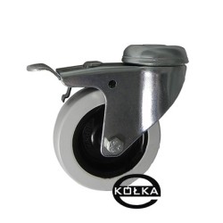 Koło fi. 75 mm skrętne z ham., z otworem N: 70kg / M77TH
