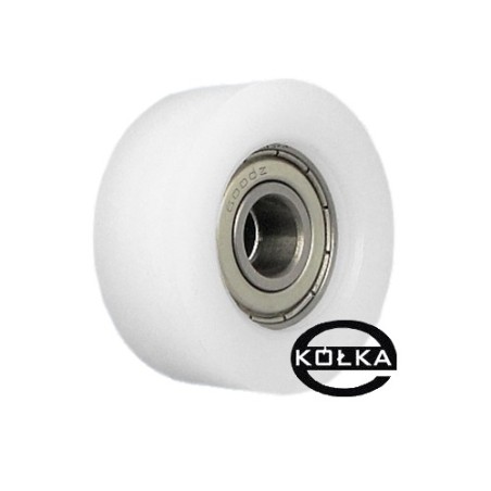Rolka tworzywowa fi. 40 mm otw.10mm / R-40-16/10