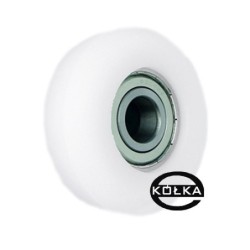 Rolka fi. 88,5 mm tworzywowa z łożyskiem, do bram / R-88,5