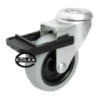 Koło fi. 64 mm skrętne z ham., z otworem N: 40kg / M67TH