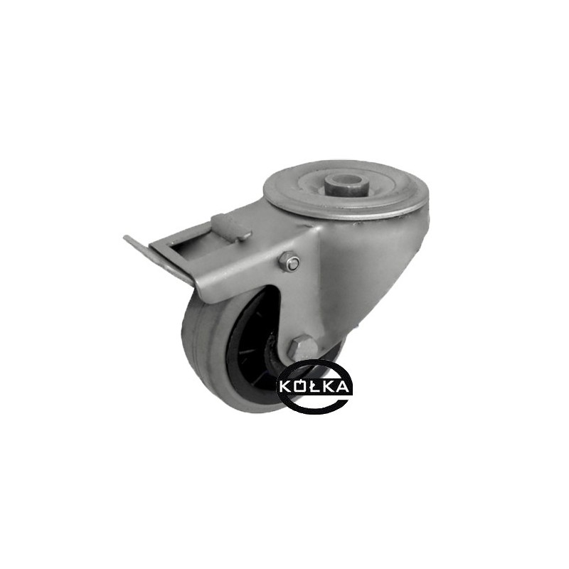 Koło ze stali nierdz fi. 80mm otw+ham /8TSX9H Koło ze stali nierdz fi. 80mm otw+ham /8TSX9H