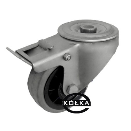 Koło ze stali nierdz fi. 80mm otw+ham /8TSX9H