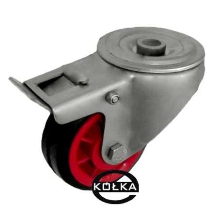 koło tworz-gum fi. 80mm otwór ślizg ham inox / 8TX9H